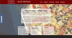 Desktop Screenshot of pizzeriaindex.pl