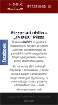 Mobile Screenshot of pizzeriaindex.pl