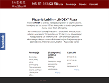 Tablet Screenshot of pizzeriaindex.pl